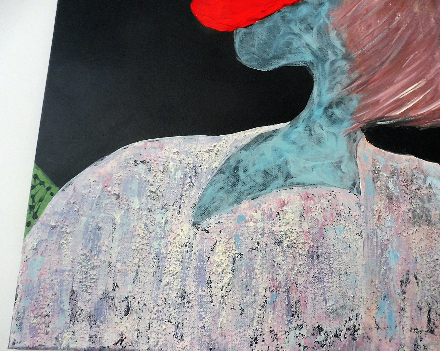 heavy textured abstract portrait | original | one of a kind | kunst | art | for sale | portrait | people | woman | abstract