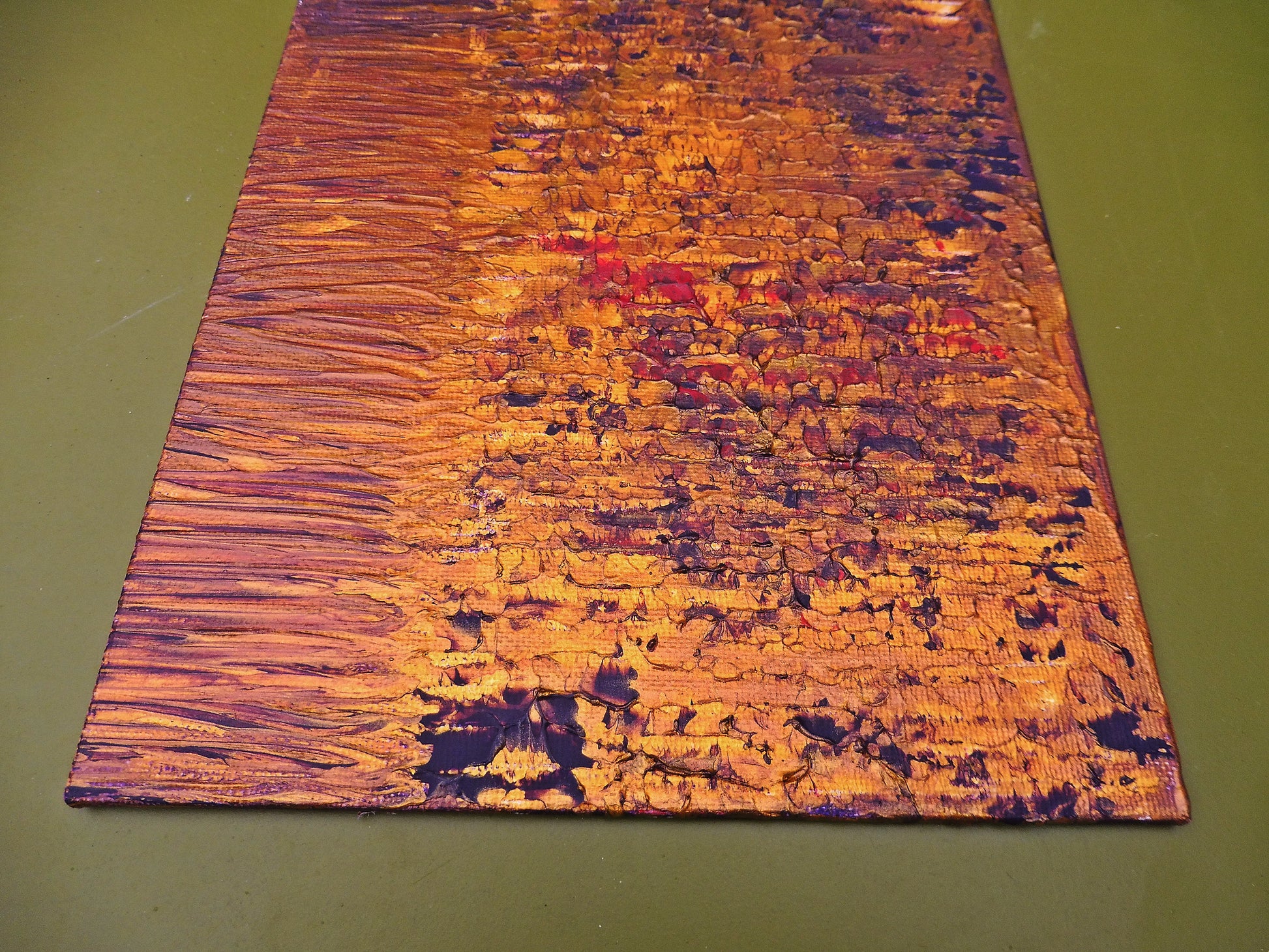 abstract painting close up details