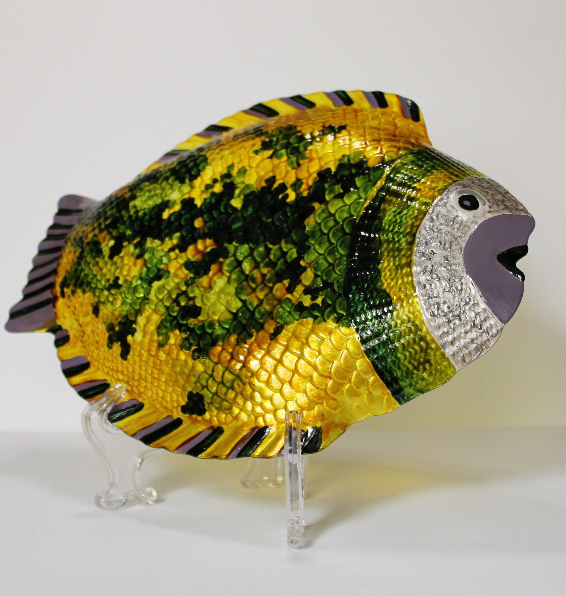 decorative fish plate | nautical fish decor | coastal fish decor